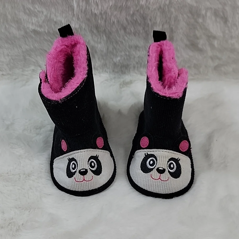 Carter's Panda Bear Soft Boots 9-12 Months